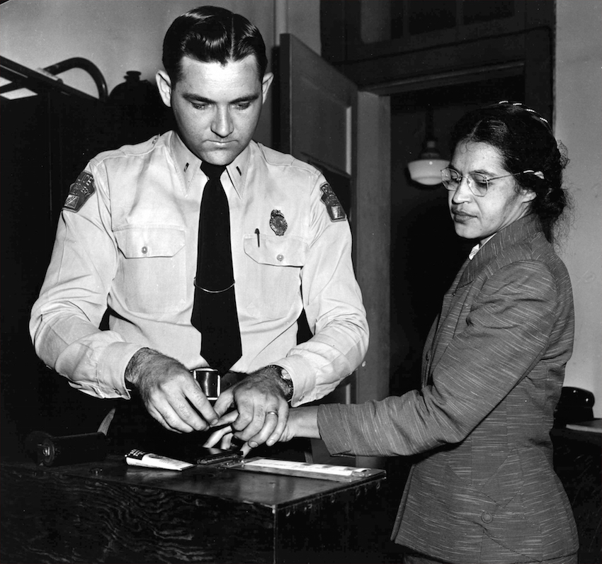 Civil Rights Champion Rosa Parks Arrested and Fingerprinted 1956 New 5x7 Photo 