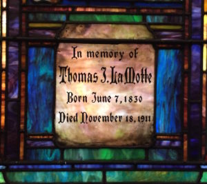 A memorial church window to my great, great grandfather in Columbia, SC