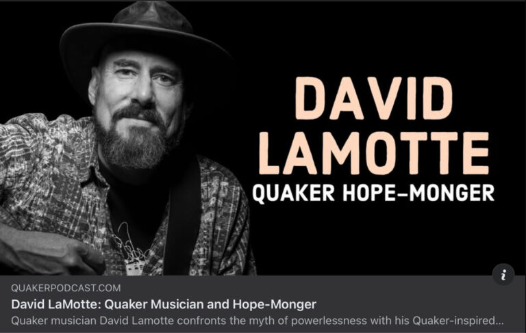 Two recent Quaker podcast interviews
